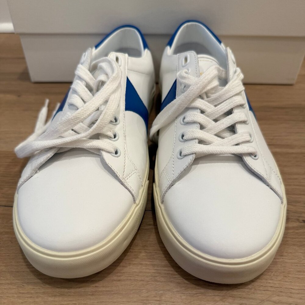 Celine Triomphe TR01L Low Sneaker with Blue Trim (Men's US 8 / Women's US 9.5)